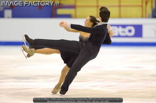 2013-02-27 Milano - World Junior Figure Skating Championships 0968 Sofia Sforza-Francesco Fioretti ITA